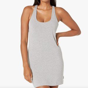 Calvin Klein Pure Ribbed Nightshirt Grey Heather - Size Large US 12